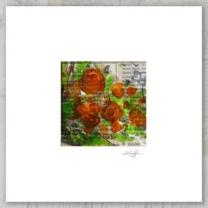 Encaustic Painting, Floral Abstract by Kathy Morton Stanion - Encaustic Floral 5